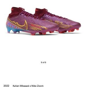 Kylian Mbappe x Nike Zoom Mercurial Superfly 9 Elite FG in Dark Beet size 6.5new